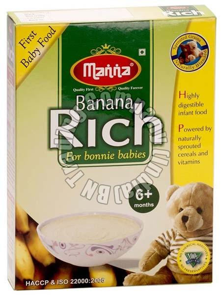 Manna Banana Baby Food, Packaging Size : 200 grams