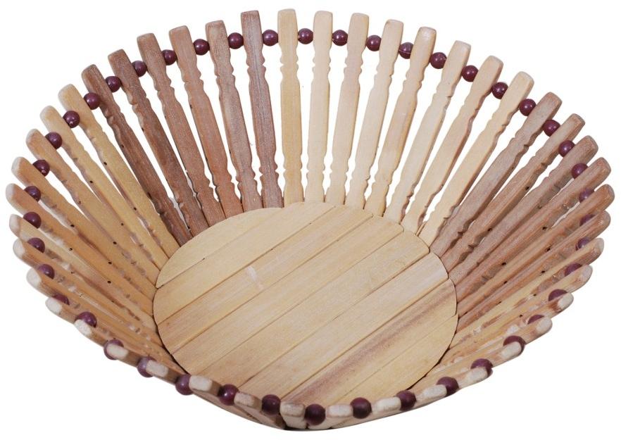 Bamboo Made Round Shaped Basket