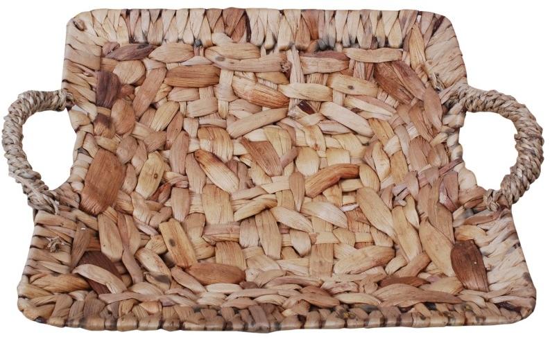 Bamboo Square Shaped Basket with Handle
