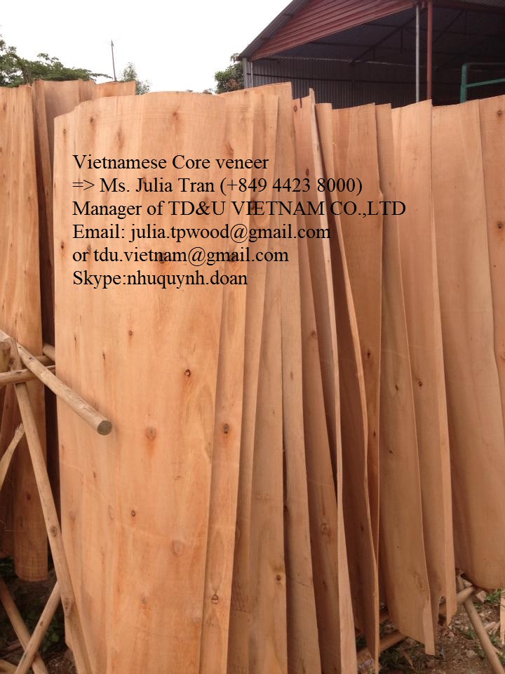 Pinky Eucalyptus Core Veneer by Td&u Vietnam Co. Ltd, Pinky Eucalyptus