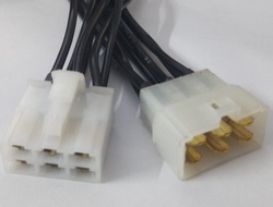 6 Pin Male-Female Harness Connector