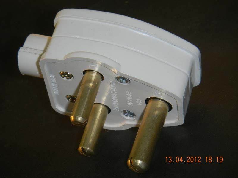 White Plain 0-50Gm Plastic Plug Top, for Electricity Use., Feature : Better Performance, Longer Life