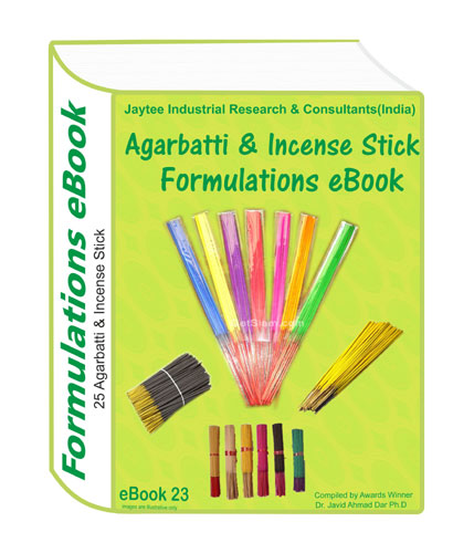 Agarbatti and incens materials formulations ebooks 23