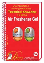 Air Freshener Gel Formulation (eReport), Size : Book