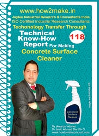 Concrete Surface Cleaner Manufacturing Technical Knowhow