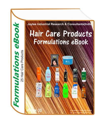 Hair care products formulations eBook35 with 25 formula`s