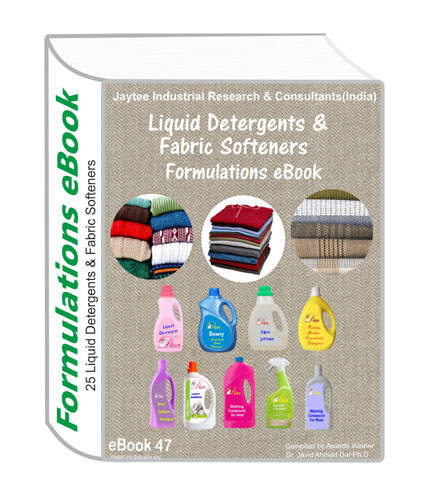 Liquid detergents formulations eBook47 has 25 formulations