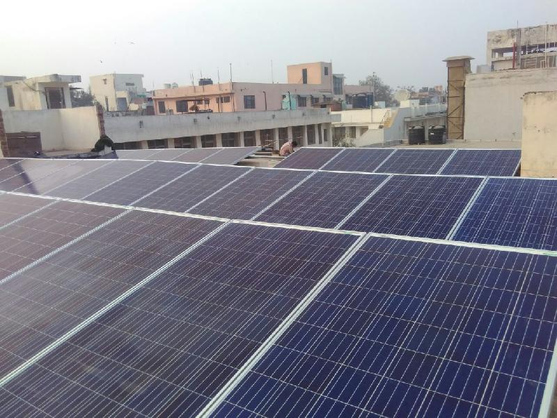 Solar roof top plant