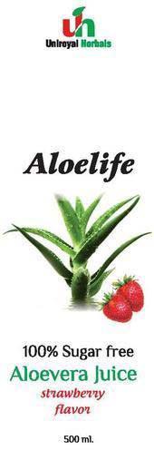 Aloe Vera Strawberry Juice