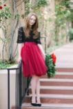 Burgundy Wendy Skirt