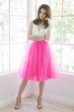 Fuchsia Wendy Skirt