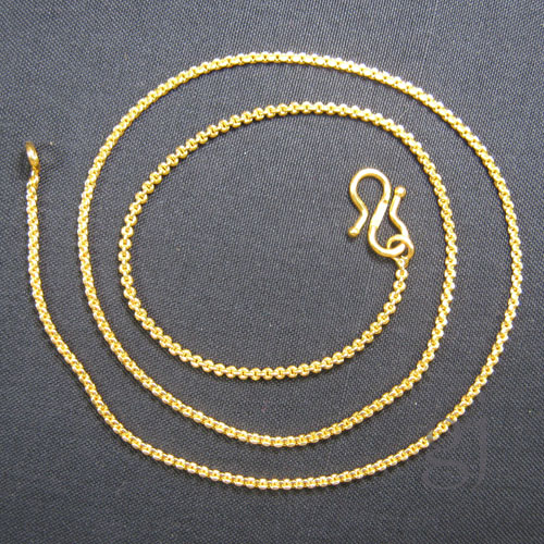 Gold Plated Cable Flat Chain