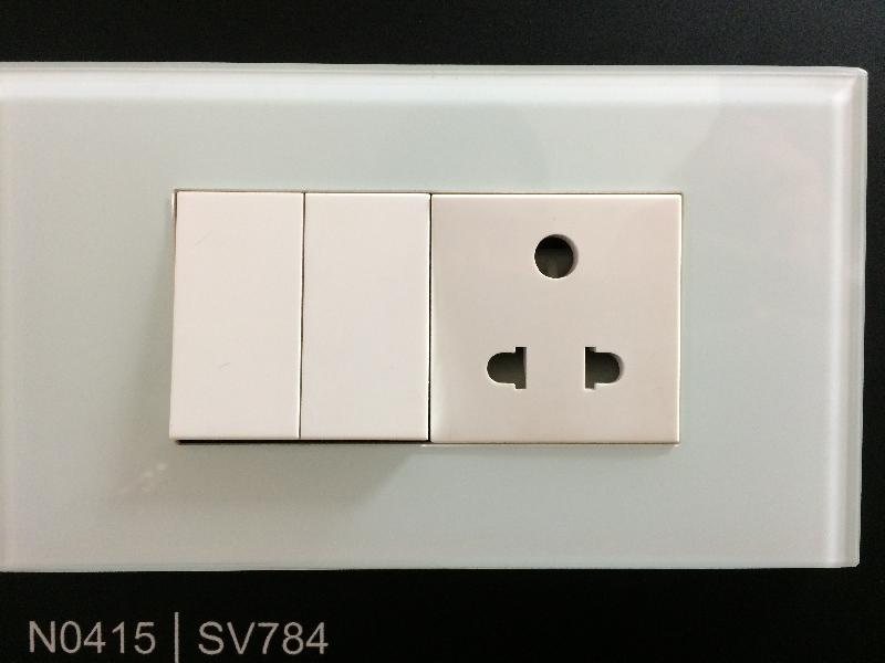 WHITE GLASS PLATE switch ACCESSORIES