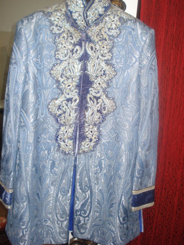 Blue Indo Western Coat