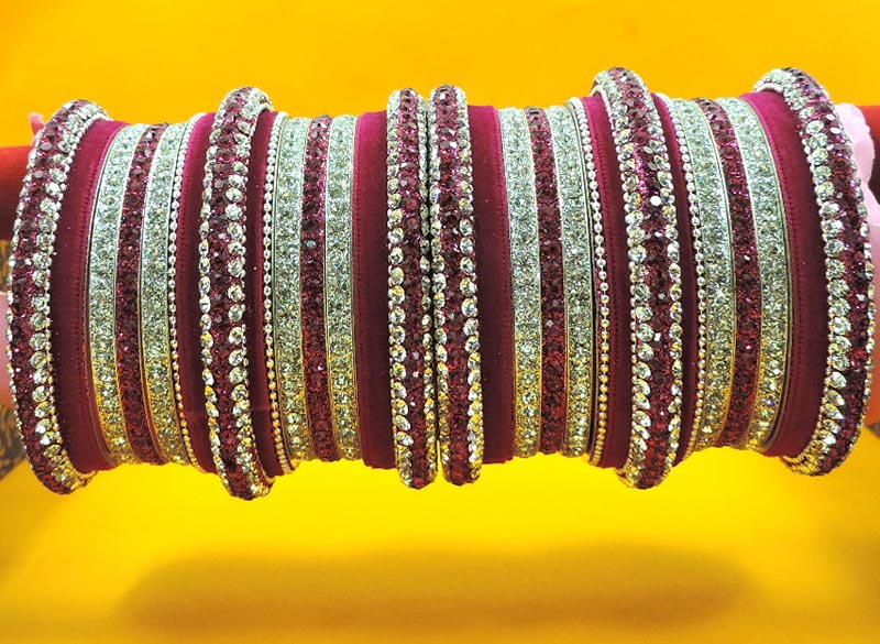 Crystal Set Bangles