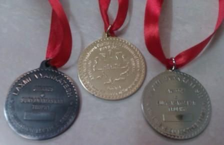 Brass Etched Medals