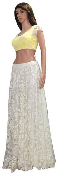 Brasso Crop Top with Long Skirt