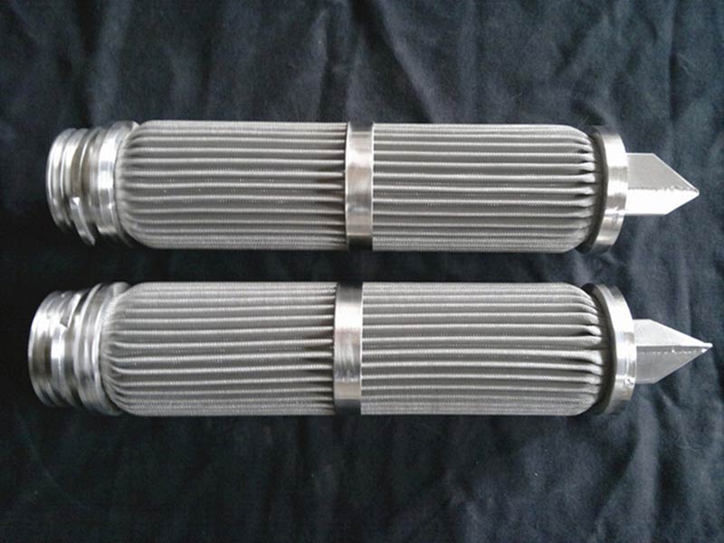 Stainless Steel Sintered Fiber Felt Pleated Filter