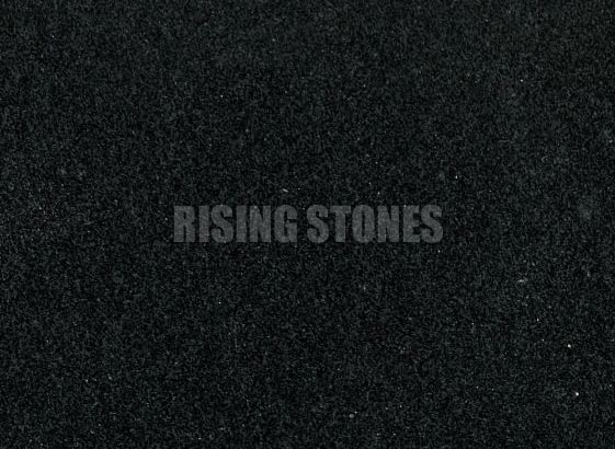 Bush Hammered Absolute Black Granite Stone, for Countertop, Flooring, Hardscaping, Hotel Slab, Size : 12x12ft