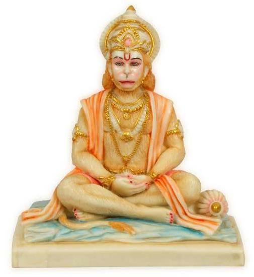 Cultural Marble Hanuman Statue