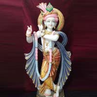 krishna idol in marble