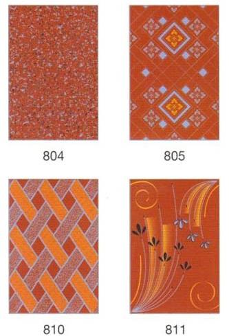 Luster Brown Printed Ceramic Wall Tiles 8 X 12