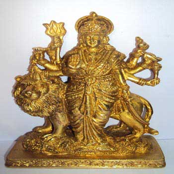 Goddess Durga (Ambe) with Lion