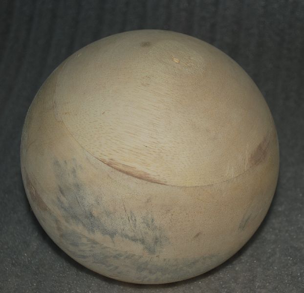 wooden decorative ball