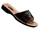 Ladies Slippers -33 Black / Brown