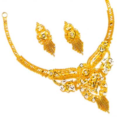 Gold Necklace-b-24-gm