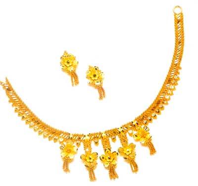Gold Necklace-c-18-gm