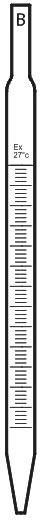 Pipettes, Measuring, Graduated, Mohr Type, for Labs, Classification : Borosilicate Glass