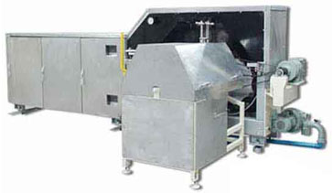 Rolled sugar cone machine