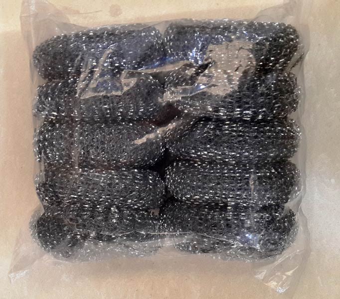 10 PC Galvanized Wire Scrubber