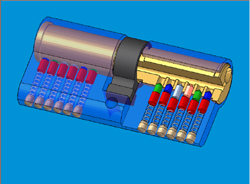 Bonus Euro Profile Mortice Pin Cylinder