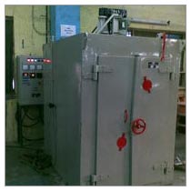 Electric Semi Automatic Paint Curing Oven, for Industrial, Color : Grey