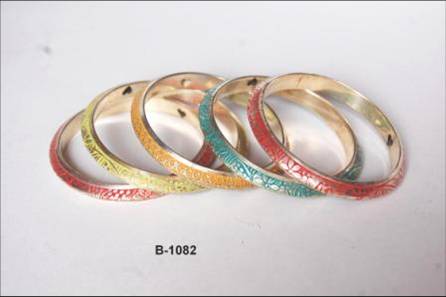 Colored Metal Bangles