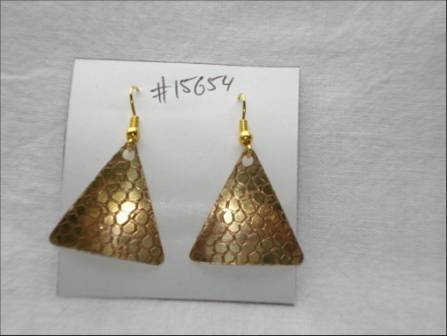 Triangle  Metal Earring