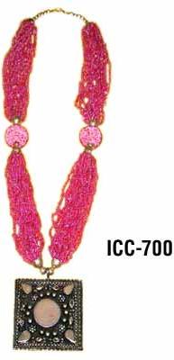 Glass Beaded Necklace Icc-04