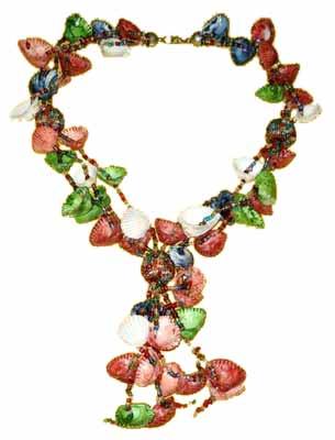 Shell Beaded Necklace Icc-17