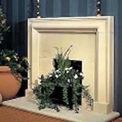 Square Polished Sandstone Fireplace, for Home, Hotel, Style : Antique
