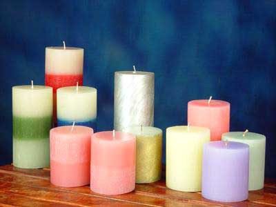 Textured Candles