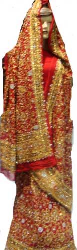 Fabric Bridal Lehnga-BL-10, Size : Customized