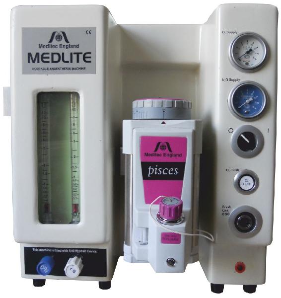 Meditec Medlite Portable Anaesthesia Machine, for Hospital, Nursing Home, Clinic etc.