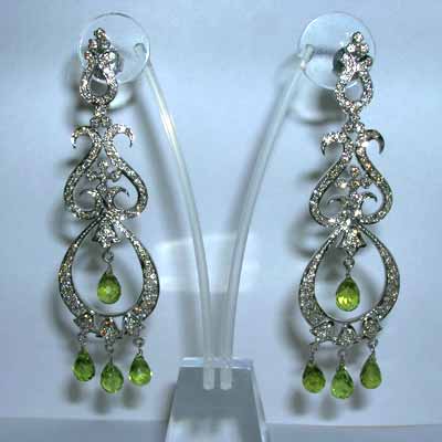 gemstone earrings