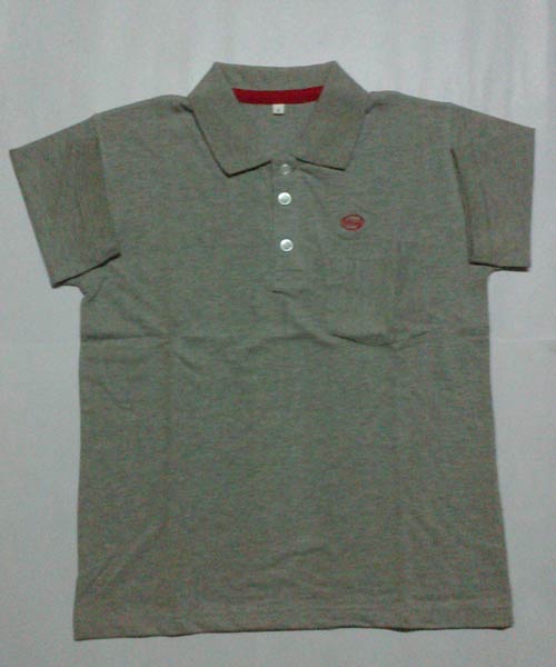 Grey Plain T Shirt