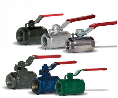 Single Piece Screwed End Ball Valves