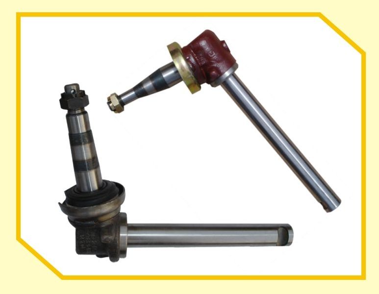 Polished Metal Front Stub Axle Spindle, for Industrial, Feature : Durable