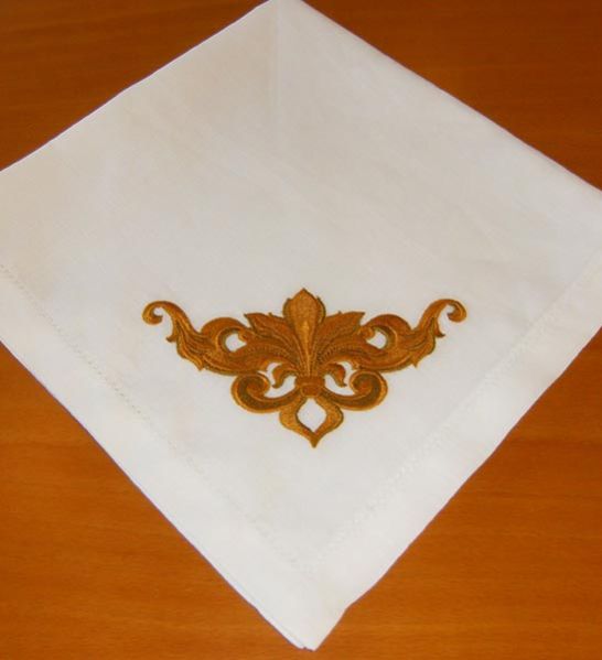 Linen Embroidered Napkins
