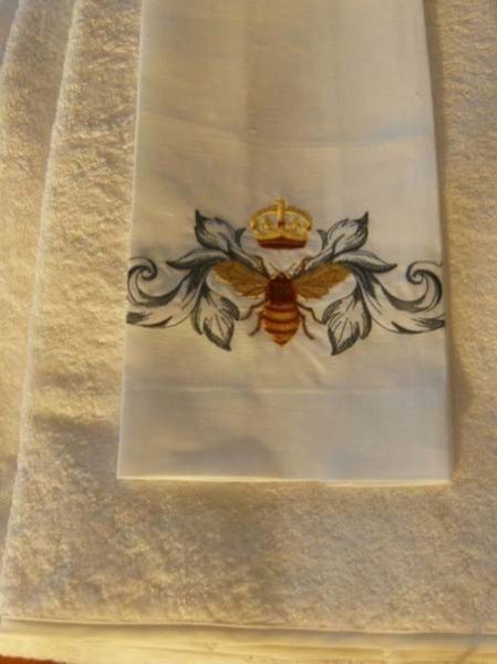 Pure White Linen Guest Towel